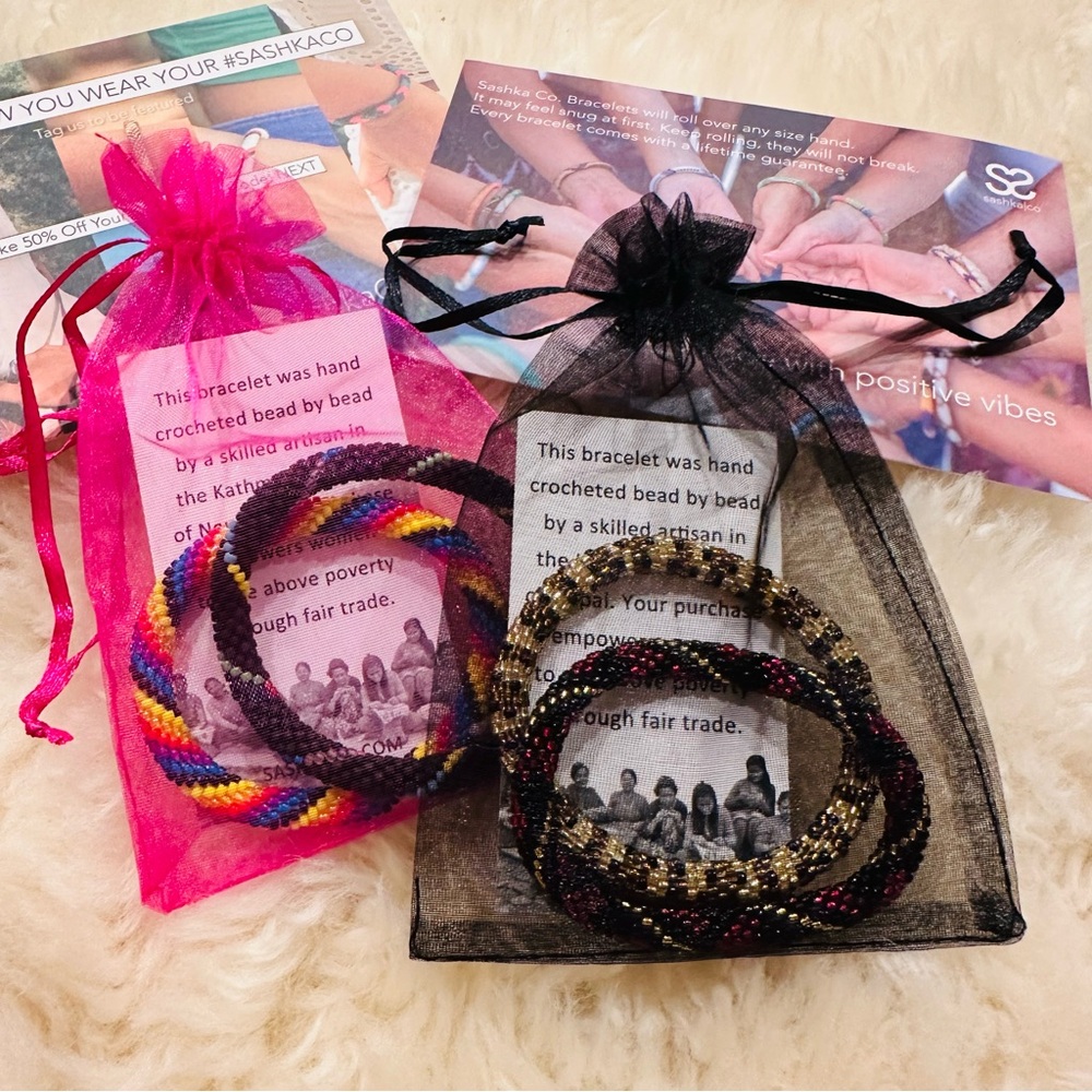Sashka Co. Four Beaded Bracelets Bundle - Picture 2 of 4